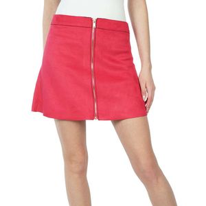 Falda Bonded Faux Suede Pink