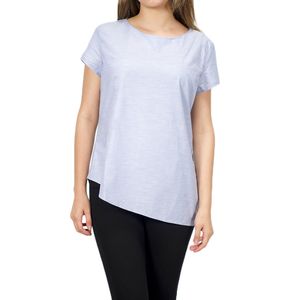 Blusa Asimetrica Celeste