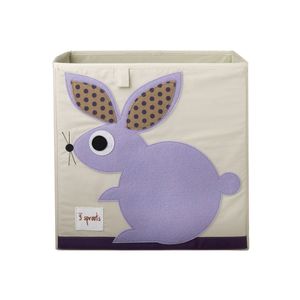 Caja de Almacenamiento Conejo Morado