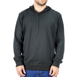 Attitude Cotton Hoodie Negro