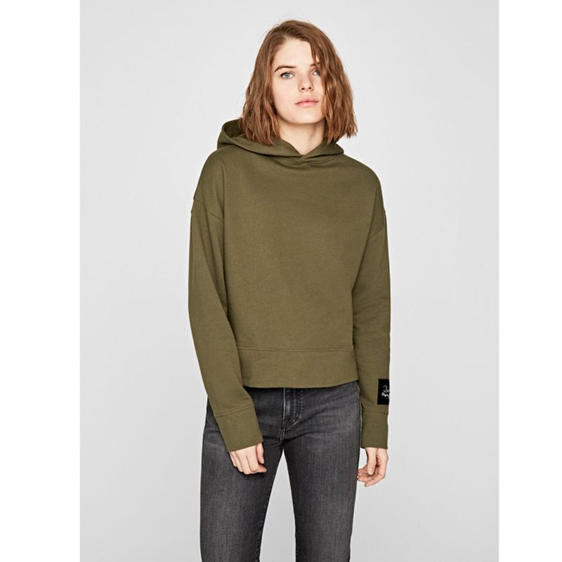 Sweatshirt-Dua-Lipa-Telma-Khaki-Green-PL580907765