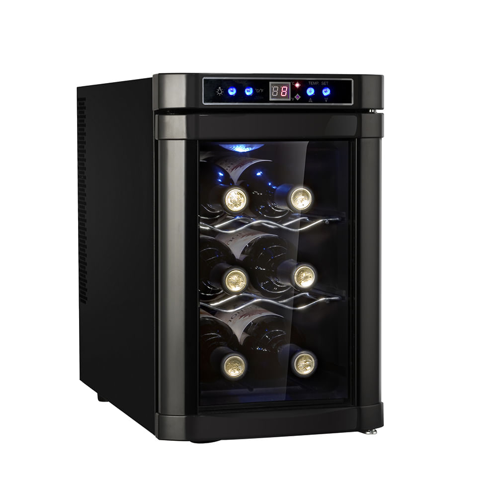 Libera Enfriador de Vino Capacidad 6 Botellas - LB-WC6B - Unity Stores