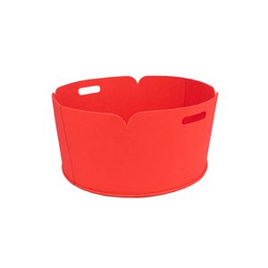 Canasta de Felpa Roja