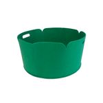 round-holdall-basket-poly-felt-green