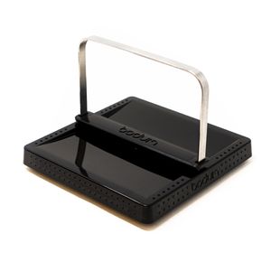 Servilletero Bistro Negro 20x20 Cm