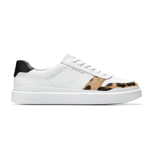 GrandPrø Rally Court Sneaker Blanco con Animal Print