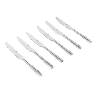Set de 6 Cuchillos de Mesa Acero Brillante