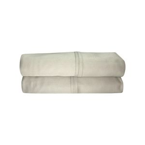 Set de 2 Fundas de Almohada Beige