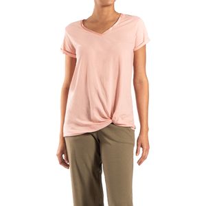 Camiseta con Nudo Rosa