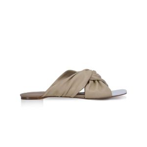 Sandalias Bajas Butter/Almond/Branco