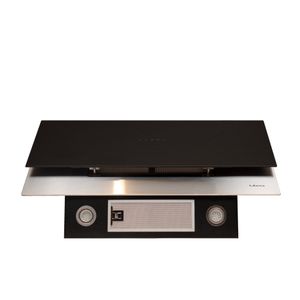 Campana Extractora Hood Tshape ST ST BK Glass Touch Control