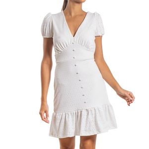 Vestido Eyelet Blanco