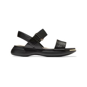 Grand Ambit Carmel Sandal Blk Croc Prt