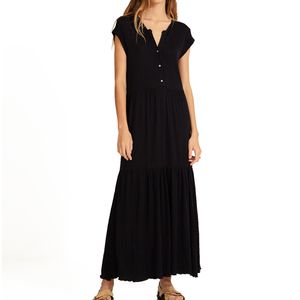 Vestido Largo Bambula Negro
