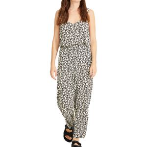 Pantalon Cropped Fluido Print Negro