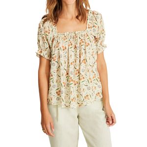 Blusa Manga Abullonada Vainilla