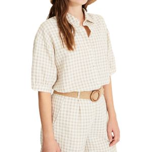 Camisa Cuadro Vichy Beige