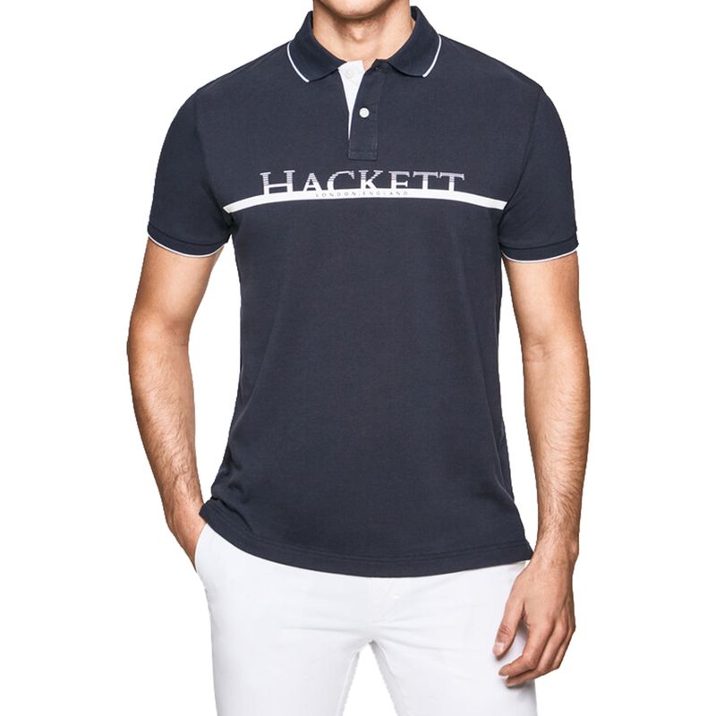 Camiseta Hackett London Tee marino hombre