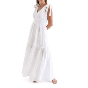 Lirio Vestido Largo Blanco