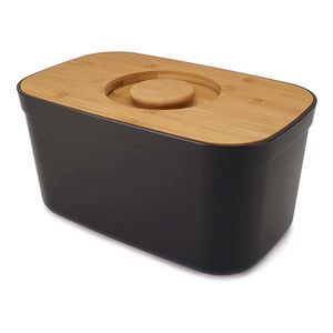 Recipiente para pan con tabla de cortar