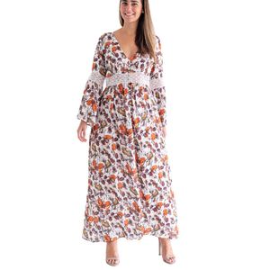 Altea Vestido largo estampado Otoño