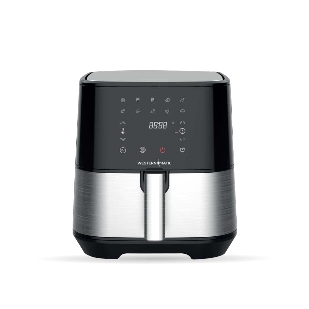 Air Fryer Digital de 5.5 Litros, 6 Tipos de Cocciones con Circulación 360,  Incluye Accesorios y Cesta Extraíble - Unity Stores
