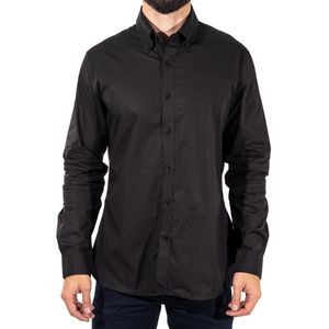 Traditional Fit Oxford Negro