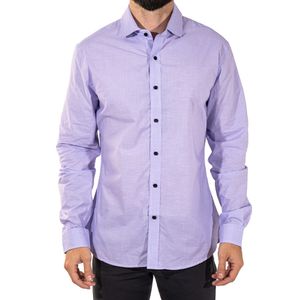 Slim Button Collar Lila