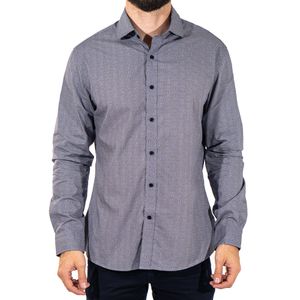 Slim Square Collar Estampado Microprint
