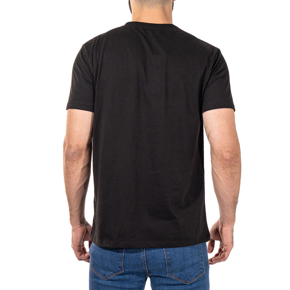 Camiseta Básica Hombre Solid Rigos - Manga Corta Cuello Redondo - Algodón Sostenible - Corte Regular - Estilo Doble Capa