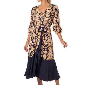 Vestido Flora Azul