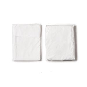 Set Sábanas Home Essentials Blanco de 2 piezas