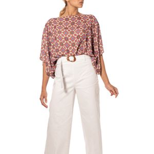 Pantalon High Waist Blanco