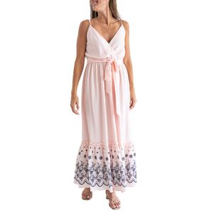 Analisa Vestido Largo Rosa