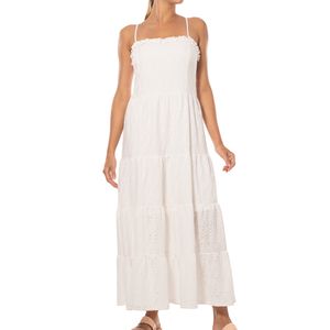 Vestido Largo Eyelet