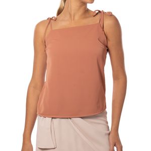 Top Tiras Básico Naranja