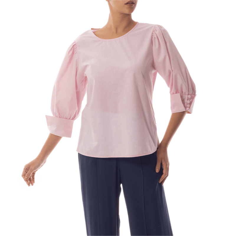 camisa-popelina-mangas-3-4-rosado-co-mad-bm005-1