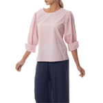 camisa-popelina-mangas-3-4-rosado-co-mad-bm005-2