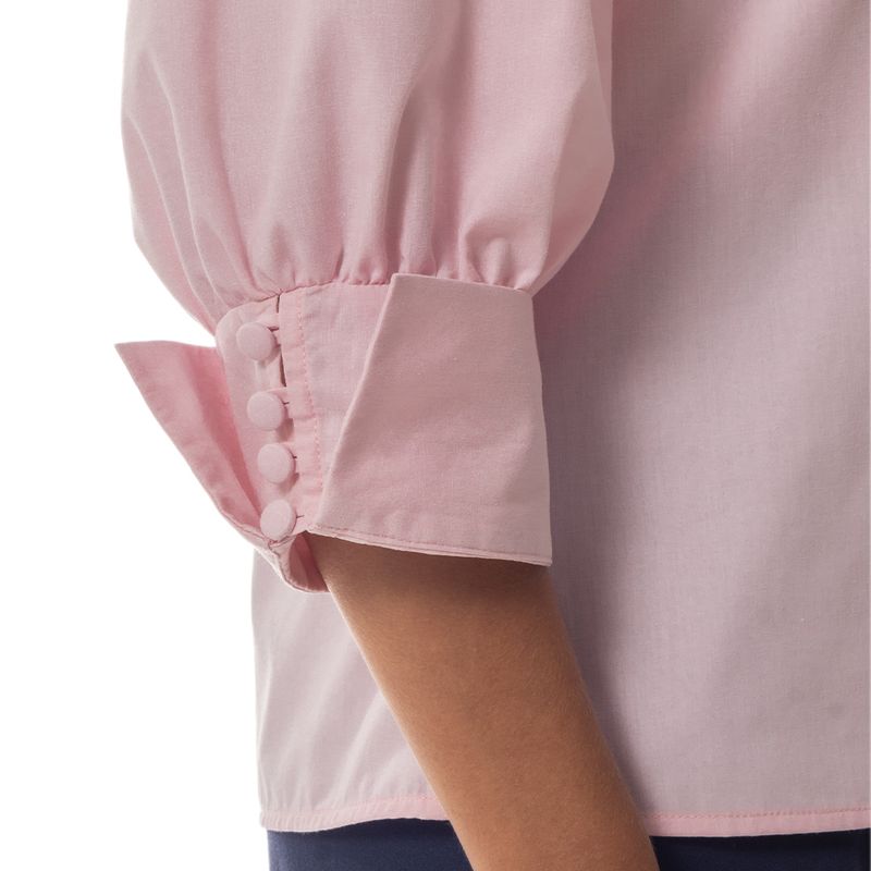 camisa-popelina-mangas-3-4-rosado-co-mad-bm005-5