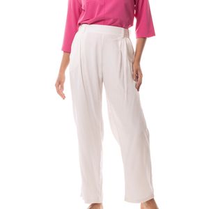 Pantalon Fluido Blanco