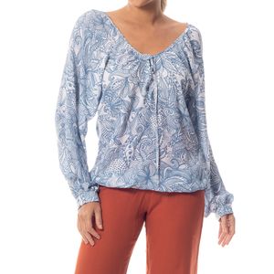 Top Paisley Azul