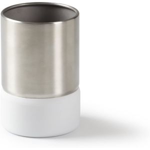 Vaso Nickel Y Blanco
