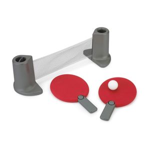 SET PING PONG PARA MESA ROJO CARBON