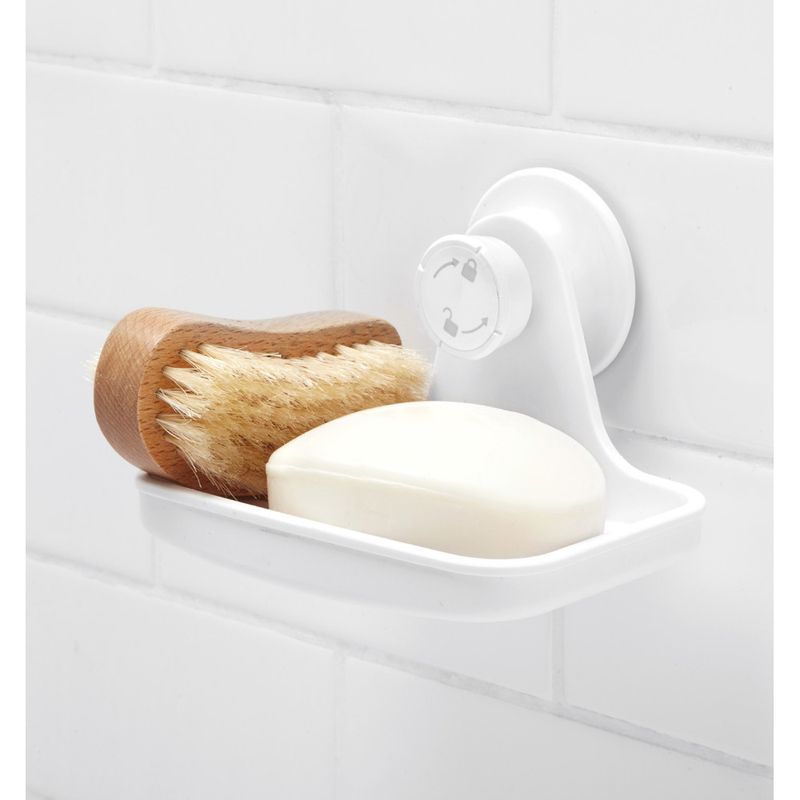 WAYWOC Jabonera Baño Jabonera De Pared De Doble Capa, Soporte De