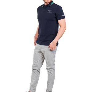Polo Aston Martin Racing Tipped Navy