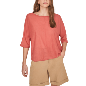 Jersey Fluido Oversize Terracota