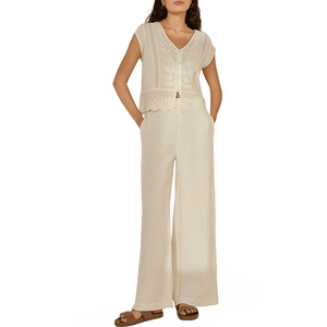 Pantalon Palazzo Lino Crudo