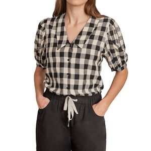 Camisa Cuadro Vichy Cuadros Negro