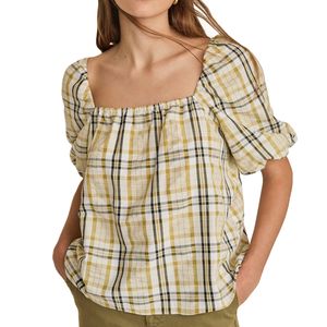 Blusa Escote Cuadrado Multicolor