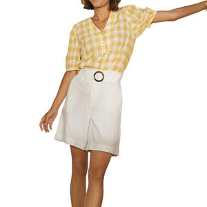 Short Cintura Alta Blanco